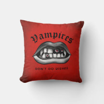 Vampire machen keine Geschirr lustige Fangs