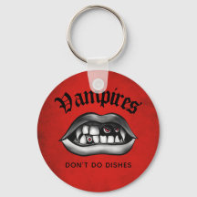 Vampire machen keine Geschirr lustige Fangs