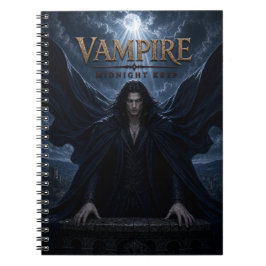 Vampire Mitternacht Halten Dunkle Kinematographie Notizblock