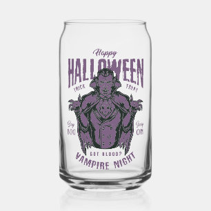 Vampire Night Halloween Glass - Lila gotisch Dosenglas