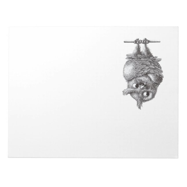 Vampire Owl Notizblock (Vorderseite)