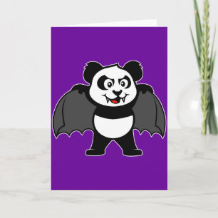 Vampire Panda Feiertagskarte