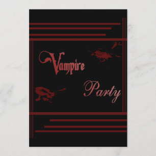 Vampire-Party Einladung