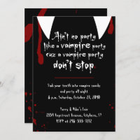 Vampire Party Halte Halloween nicht auf
