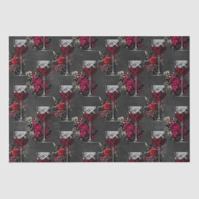 Vampire Pattern Seidenpapier (Vorderseite)