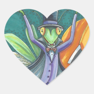 VAMPIRE PRAYING MANTIS, BUG STICKERS SHEET
