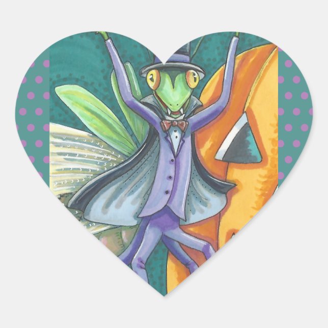 VAMPIRE PRAYING MANTIS, BUG STICKERS SHEET (Vorderseite)