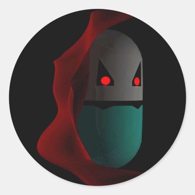 Vampire Prozac Parody Pillen Runder Aufkleber (Vorderseite)