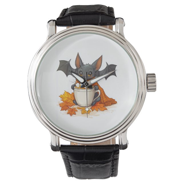 Vampire Pumpkin Latte Armbanduhr (Vorderseite)
