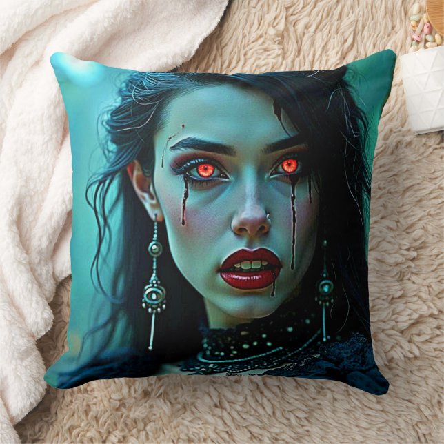 Vampire Queen: Dark Allure Art Kissen (Decke)