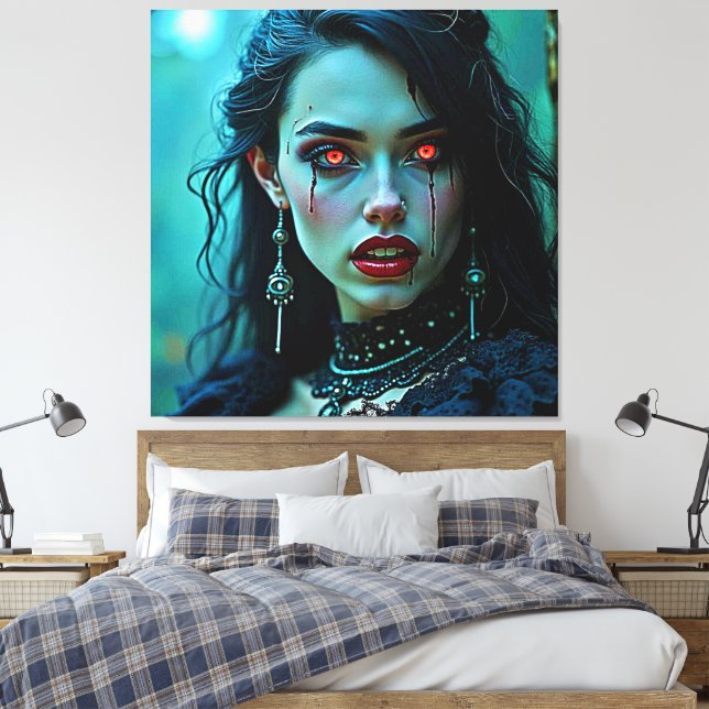 Vampire Queen: Dark Allure Art Leinwanddruck (Insitu (Schlafzimmer))