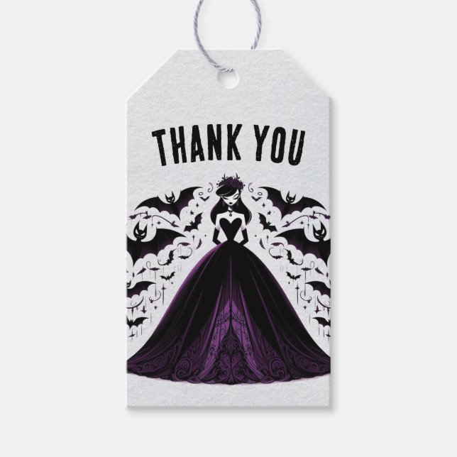 Vampire Quinceañera Geschenkanhänger (Vorderseite)
