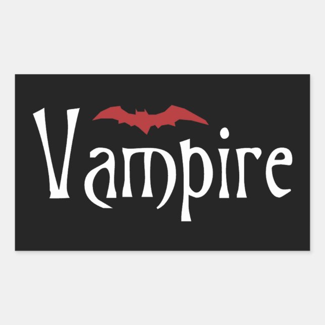 Vampire Rechteckiger Aufkleber (Vorderseite)