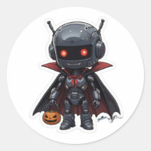 Vampire Robot Halloween Niedliche Sci-Fi Spooky De
