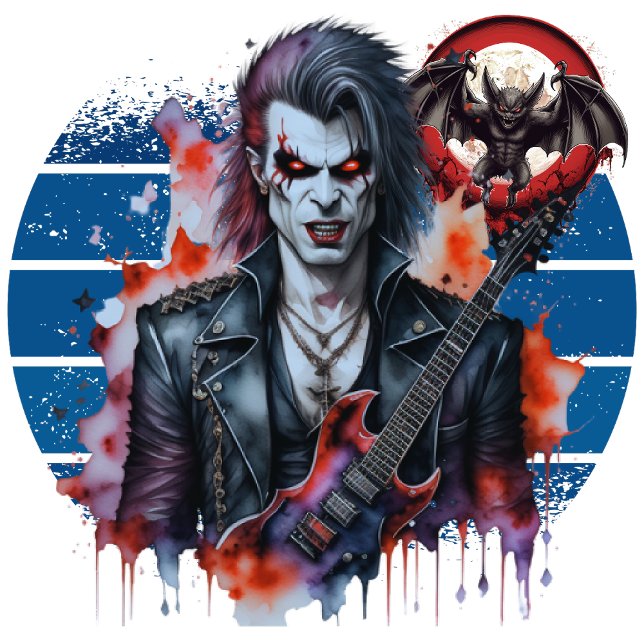 Vampire Rocker Hoodie (Awaken Your Desires, Embrace Immortality.)