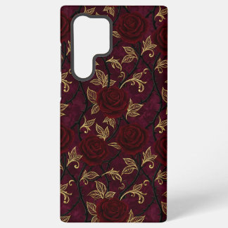 Vampire Rose Garden Pattern Phone Case Samsung Galaxy Hülle