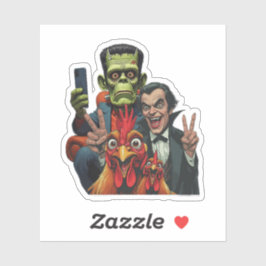 "Vampire Selfie" Chessy Chicken Vinyl Aufkleber