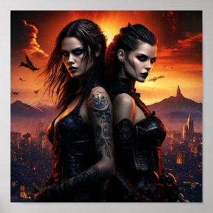 Vampire Sisters Poster