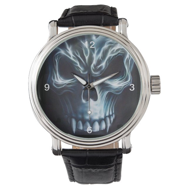 Vampire Skull Armbanduhr (Vorderseite)