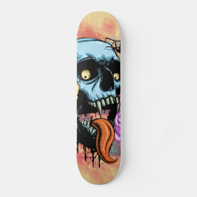 Vampire Skull Skateboard (Vorderseite)