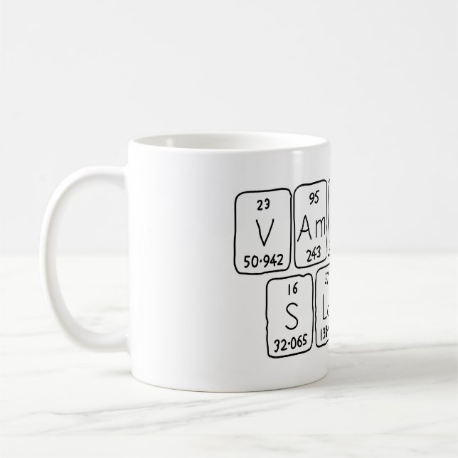 Vampire Slayer Periodensystem Tasse (Links)