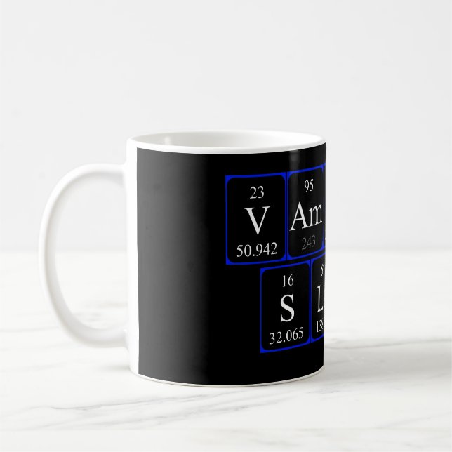 Vampire Slayer Periodensystem Tasse (Links)
