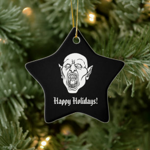 Vampire Spooky Horror Dracula Keramik Ornament