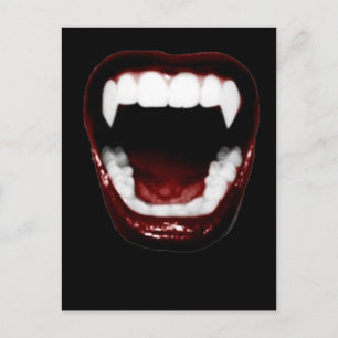 "Vampire Teeth" Postkarte