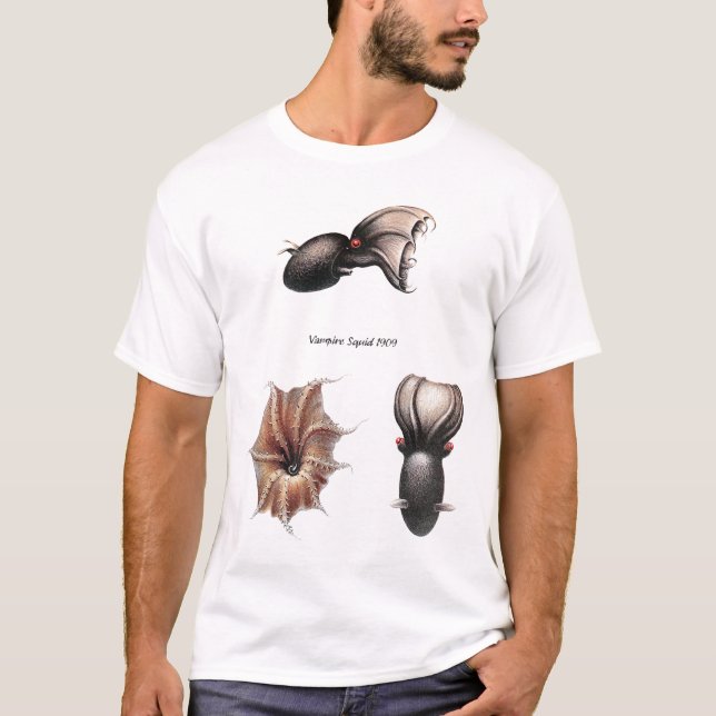 Vampire-Tintenfisch-T - Shirt (Vorderseite)
