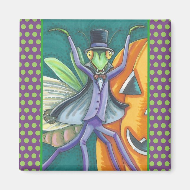 VAMPIRE TRANSYLVANIA PRAYING MANTIS MAGNET Square (Vorne)