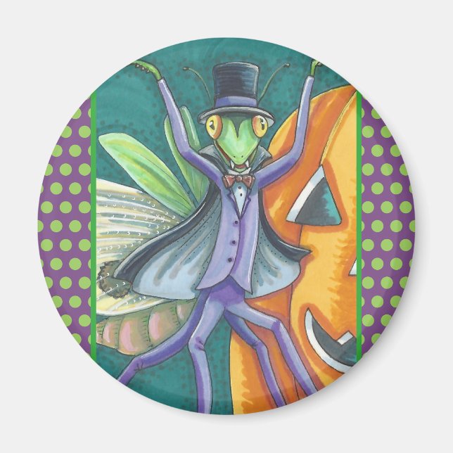 VAMPIRE TRANSYLVANIA PRAYMANTIS MAGNET RUNDE (Vorne)