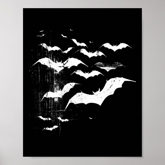 Vampire Ts Horror Spooky Beängstigend Halloween Go Poster (Vorne)
