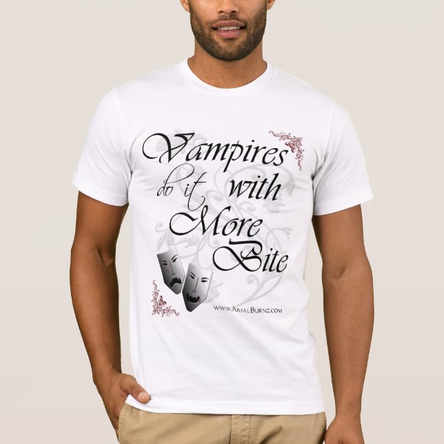 Vampire tun es mit mehr Biss T-Shirt (Vorderseite)