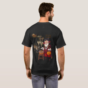Vampire-Weihnachtsmann Süßes oder Saures   Hallowe T-Shirt