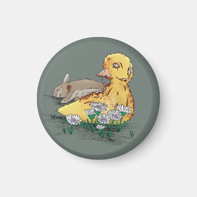 Vampire-Zombie-Osterherling Magnet (Vorne)