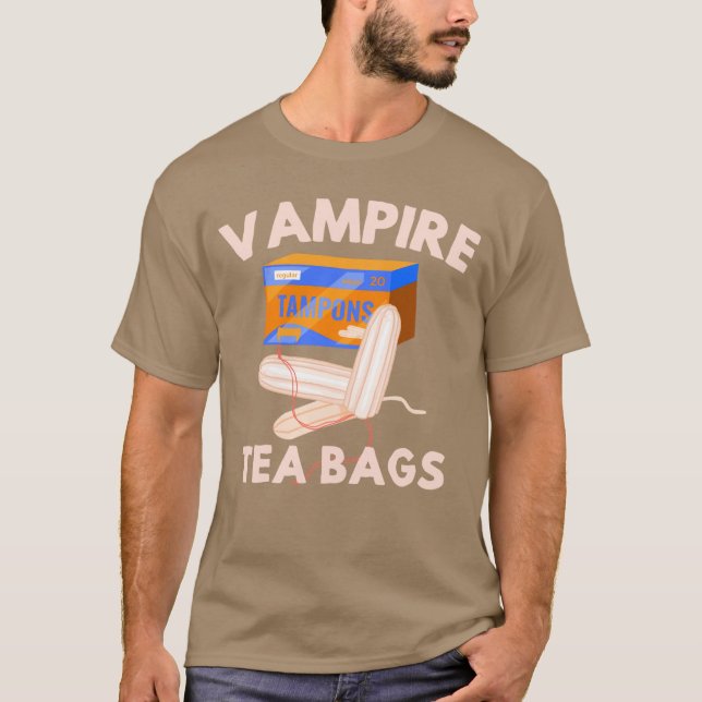 Vampireea Bagsampon Horror Humoreabags Funny Men W T-Shirt (Vorderseite)
