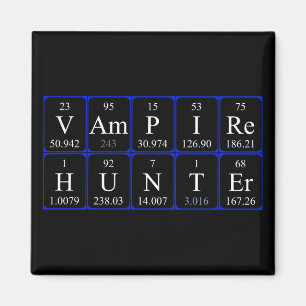 VampireHunter Periodenmagnet Magnet