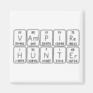 VampireHunter Periodenmagnet Magnet