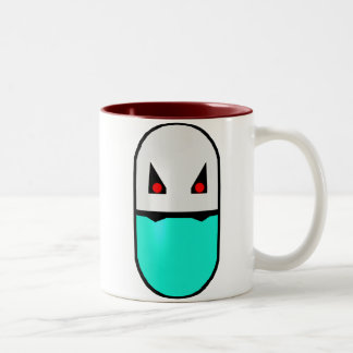 Vampireprozac-Parodie-Pillen-Tasse Zweifarbige Tasse