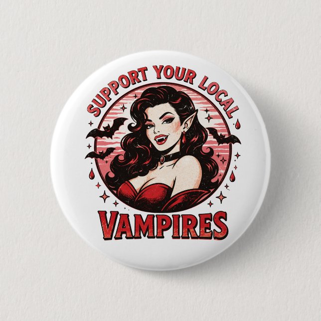 Vampires Button (Vorderseite)