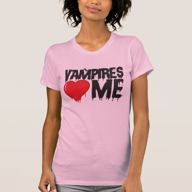 Vampires Herz T-Shirt (Vorderseite)