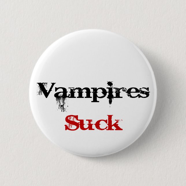 Vampires sind zum Kotzen Button (Vorderseite)