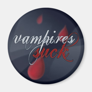 "Vampires sind zum Kotzen" Magneten Magnet
