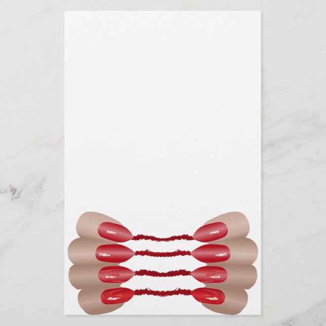 Vampirfinger V2 Briefpapier (Vorderseite)