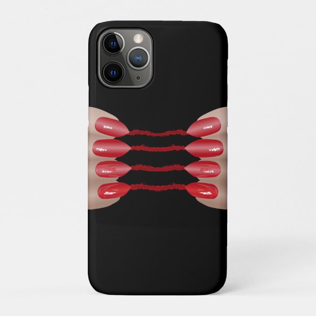 Vampirfinger V2 Case-Mate iPhone Hülle (Rückseite)