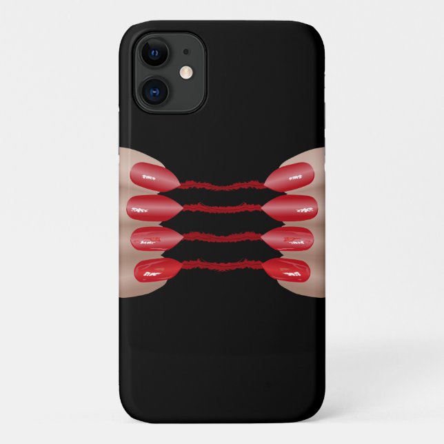 Vampirfinger V2 Case-Mate iPhone Hülle (Rückseite)