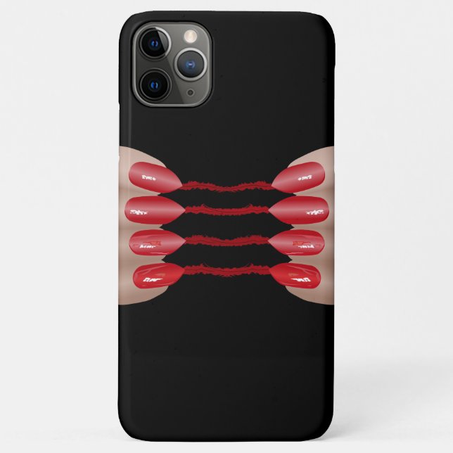 Vampirfinger V2 Case-Mate iPhone Hülle (Rückseite)