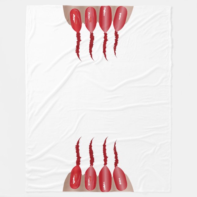 Vampirfinger V.2 Fleecedecke (Vorderseite)