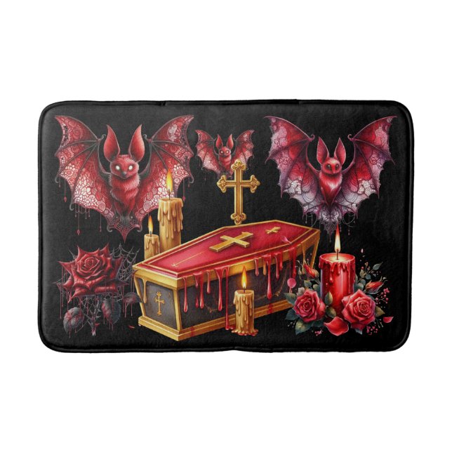 Vampirfledermäuse Badematte (Vorderseite)