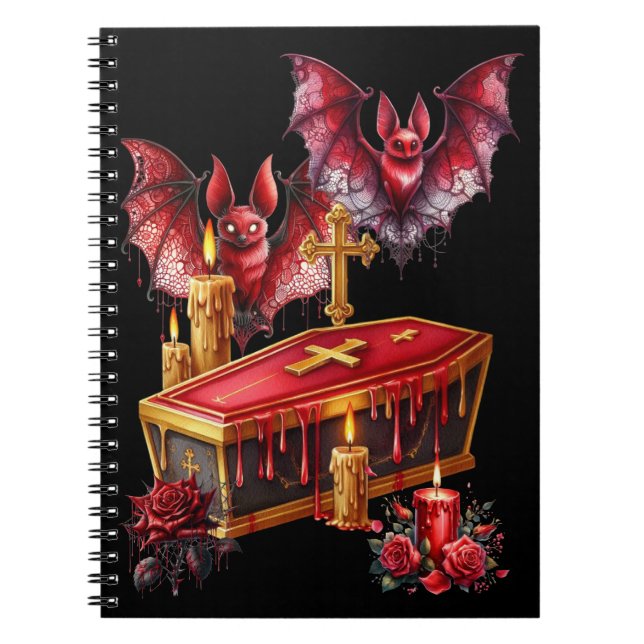 Vampirfledermäuse Notizblock (Vorderseite)